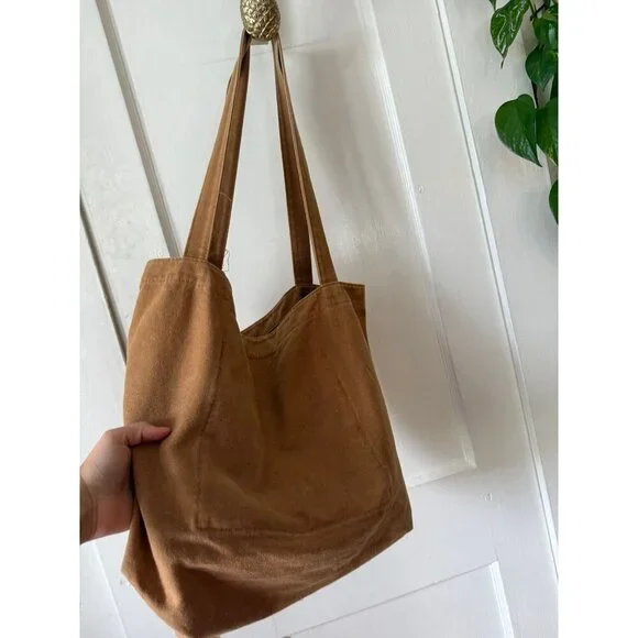 Brown Canvas Tote Bag - Picture 8 of 10